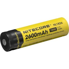Genopladeligt batteri 18650, 3,7V 9,6wh