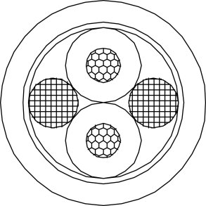 ProCab højttalerkabel 2 x 2,50 mm², Hvid , 300 meter