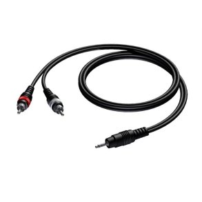 ProCab adapter kabel MiniJack 3,5 mm stereo > 2 x RCA 