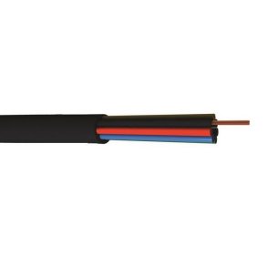 CAE fleksibel højttaler kabel 8 x 2,5 mm2, Sort