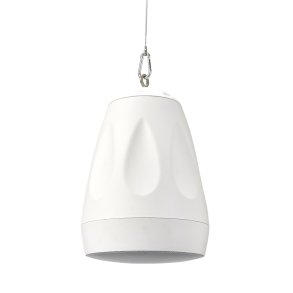 Cloud pendel højttaler 4½" coaxial 8 Ohm 100 Volt, Hvid