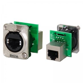 Enova RJ45 chassis gennemføring CAT5E Blank