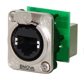 Enova RJ45 chassis gennemføring CAT5E Blank