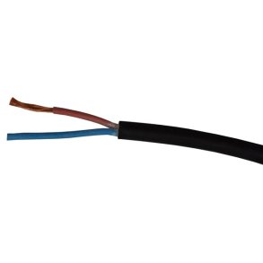 Højttalerkabel til installation Cca 2 x 1,5 mm2  Ø=6,2 mm 1 m afklip