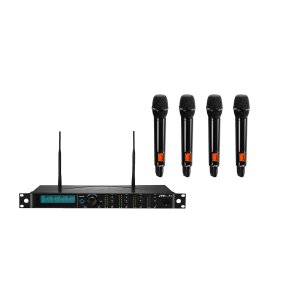 JTS Trådløs R-4 system m/4 JSS-4B håndholdte mikrofoner