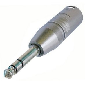Adapter XLR-han til stereo jack han