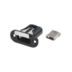 Neutrik USB-C chassis gennemføring med USB I/F til PCB